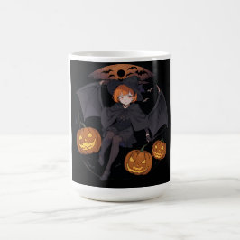 halloween-flicka kaffemugg