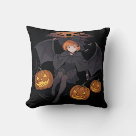 halloween-flicka kudde