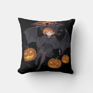 halloween-flicka kudde