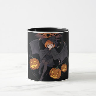 halloween-flicka mugg