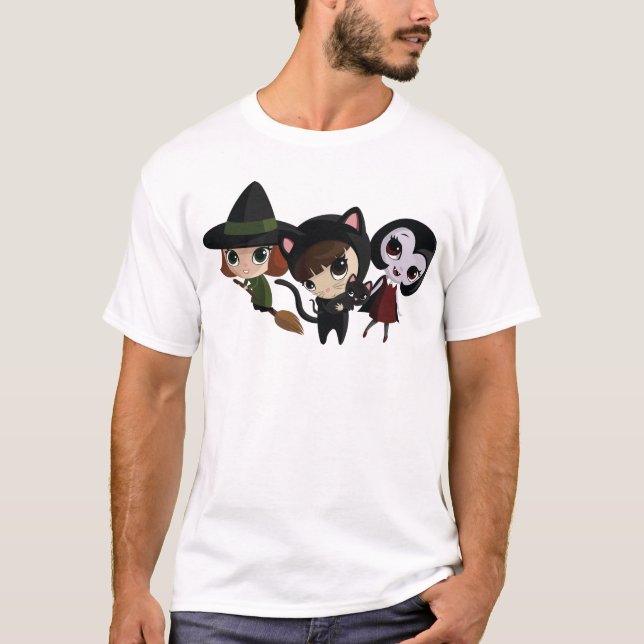 Halloween flickor tee (Framsida)