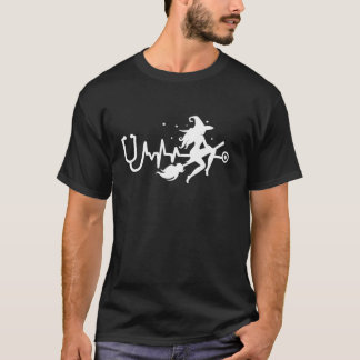 Halloween Flies Witch Nurse Doktor Stethoscope Han T Shirt