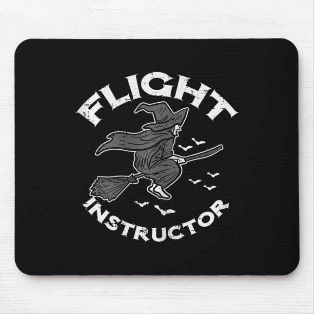 Halloween Flight Instructor Witch Funny Costume Wo Musmatta (Framsidan)
