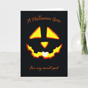 Halloween Flinare för hemlig Pal Kort