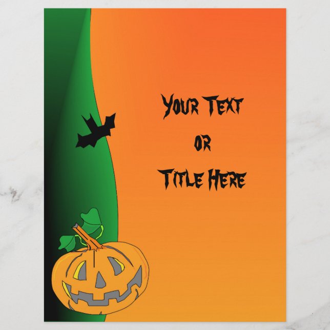 Halloween Flyer (Framsidan)