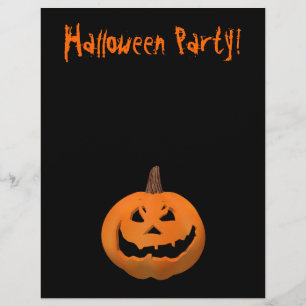 Halloween Flyer: Jack-o-Lantern Reklamblad