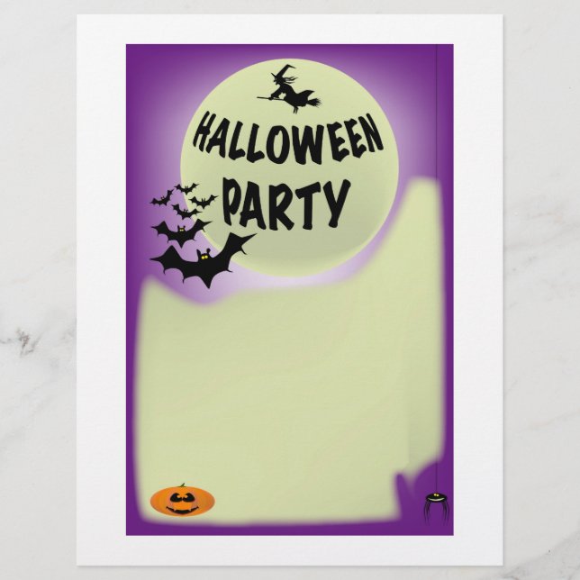 Halloween Flyer. Reklamblad (Framsidan)