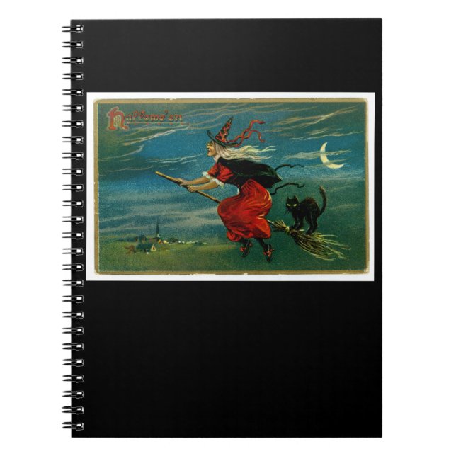 Halloween-flyg Anteckningsbok (Framsidan)