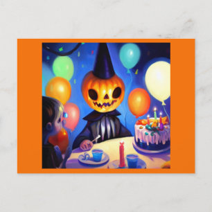 Halloween - Födelsedag 2 Vykort