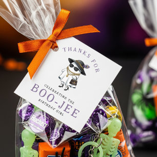 Halloween Födelsedagsfest Boujee Ghost Gåvor Etiketter