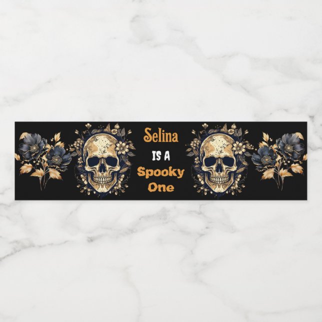 Halloween Födelsedagsfest Drinking Cocktail Vattenflaskor Etikett (Singel etikett)