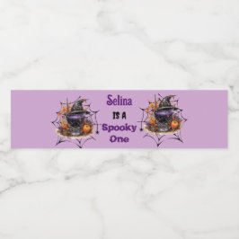 Halloween Födelsedagsfest Drinking Cocktail Vattenflaskor Etikett