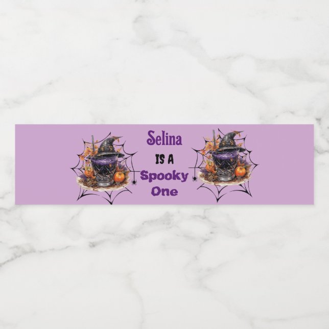 Halloween Födelsedagsfest Drinking Cocktail Vattenflaskor Etikett (Singel etikett)