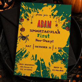 Halloween Födelsedagsfest för barn Halloween Inbjudningar