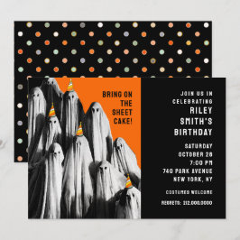 Halloween-Födelsedagsfest Inbjudningar