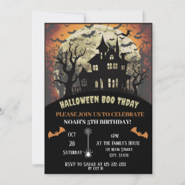 Halloween-födelsedagsfest Inbjudningar