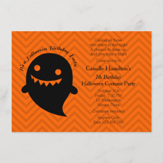 Halloween-Födelsedagsfest Inbjudningar