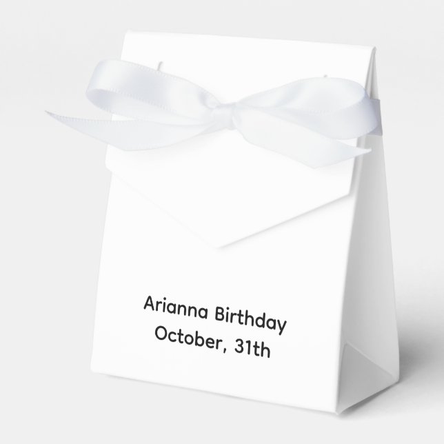 Halloween-Födelsedagsfest | Minimal Ghost-design Presentaskar (Framsidan Sidan)