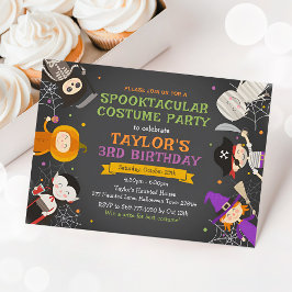Halloween-födelsedagsinbjudan till Party Inbjudningar