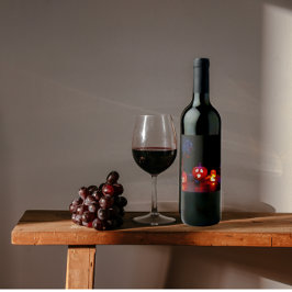 Halloween Food & Beverage Labels Vinflaska Etikett