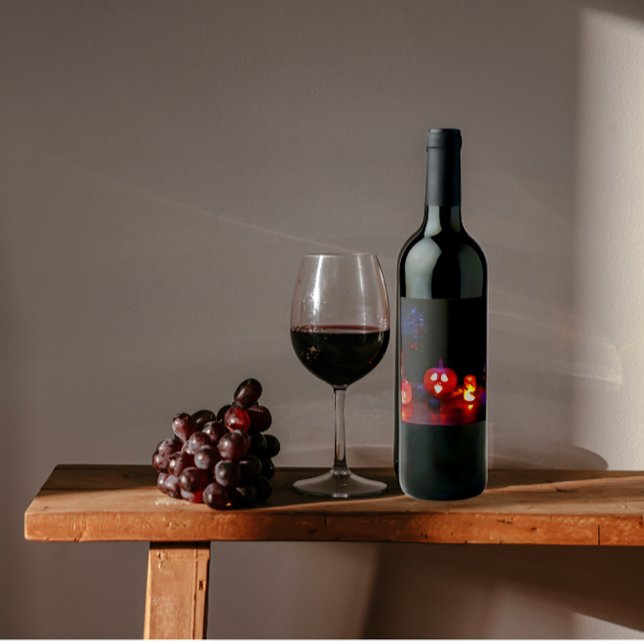 Halloween Food & Beverage Labels Vinflaska Etikett (Skapare uppladdad)