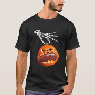 Halloween Football Funy Football Pumpkin Älskare T Shirt