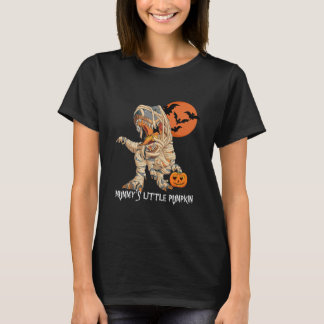 Halloween-För barn med Cute Mummy Rex Dinosaur T Shirt