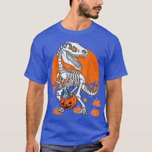 Halloween for Boys Manar Dinosaur T re Skeleton Pu Shirt