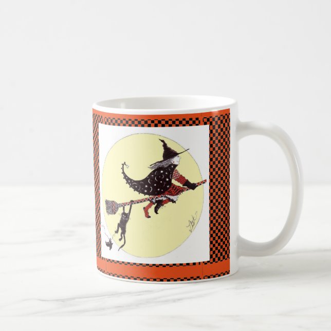 Halloween "för fattig katt" mugg (Höger)