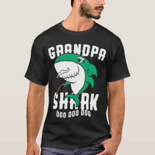 Halloween för födelsedag för morfarhajpappa jul t shirt