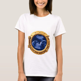 Halloween för hyttventilunltrasoundgravid dräkt tee shirt