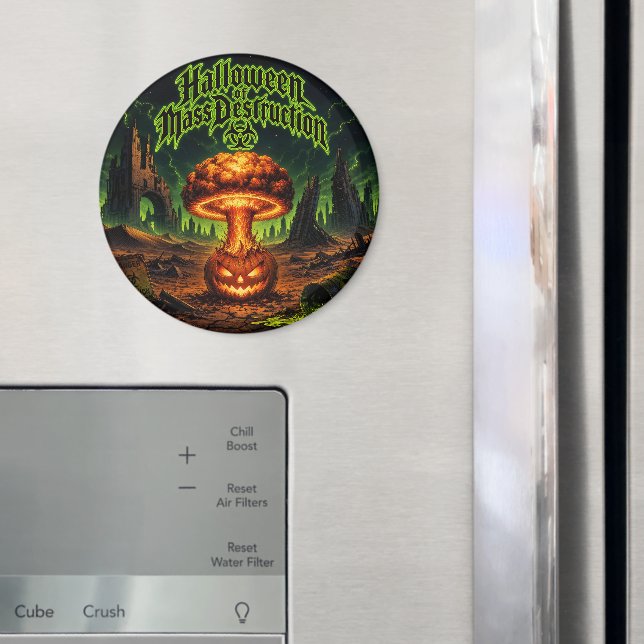 Halloween för massförstörelse Radioaktiv pumpa  Magnet (In Situ (Fridge))