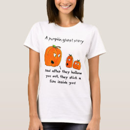 HALLOWEEN för PUMPASPÖKEBERÄTTELSE utslagsplats Tee