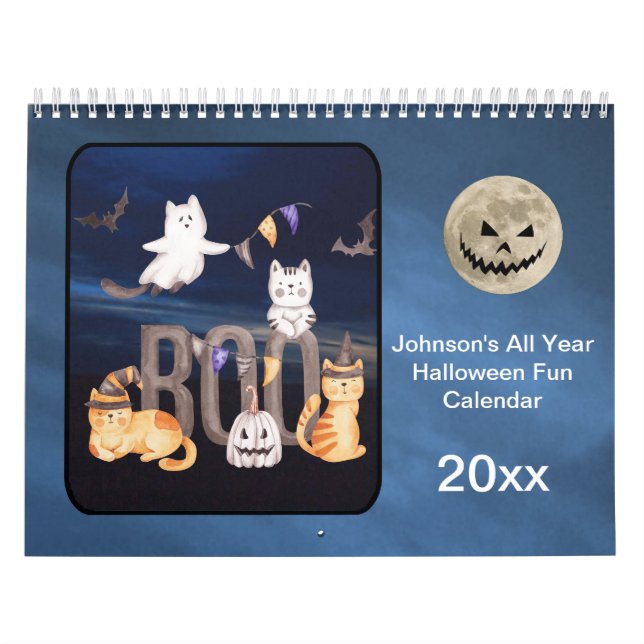 Halloween för roligt - helårsjubileum kalender (Omslag)