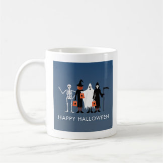 Halloween för trick or treaters kaffemugg