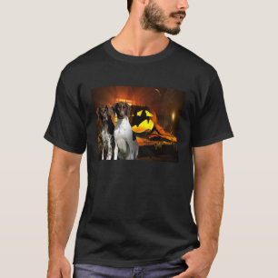 Halloween för tysk Shorthaired pekare unisex- Tee