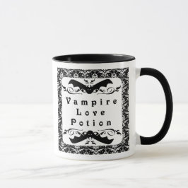 Halloween för vampyrkärlekdryck mugg