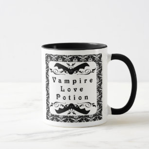 Halloween för vampyrkärlekdryck mugg