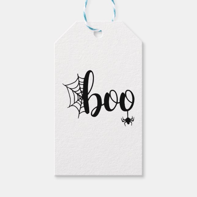 Halloween för Women Halloween Boo Presentetikett (Framsidan)