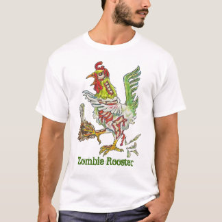 Halloween för Zombietupphöna konst Tee Shirt