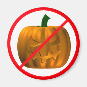 Halloween förbjuden! magnet
