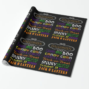 Halloween-fördrag och rättigheter presentpapper