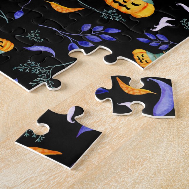 Halloween Forest Jigszle Puzzle Pussel (Sidan)