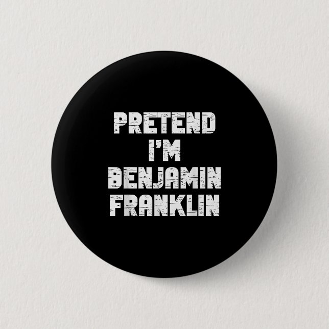 Halloween Föreställ Dig Att Jag Är Benjamin Frankl Knapp (Framsida)