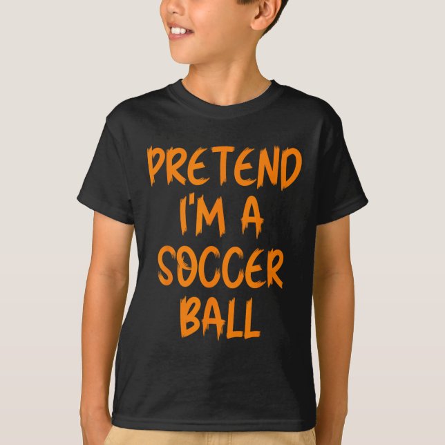 Halloween Föreställ Dig Att Jag Är En Fotboll Ll D T Shirt (Framsida)