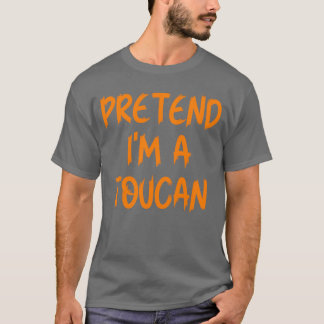 Halloween Föreställ Dig Att Jag Är En Toucan Kosty T Shirt