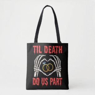 Halloween Förlovning Til Death Do US Part Tygkasse