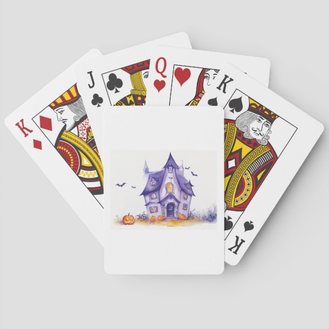 Halloween-formaterad hög kvalitet casinokort (Baksidan)