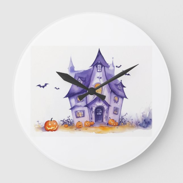 Halloween-formaterad hög kvalitet stor klocka (Framsida)
