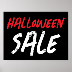 Halloween-försäljningsskylt, butiksförsäljning Pos Poster